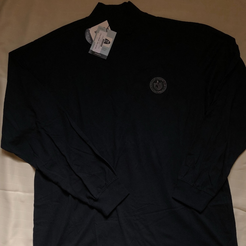 Fairmount CC - Adidas - black golf mock turtleneck